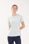 Cielcoco CLWT8094 All Day Short Sleeve Breathable Lightweight Activewear Workout T Shirt _ MINT GREEN _ Made in Korea